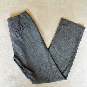 Halogen taylor fit mid rise heathered gray trousers career pants size 6